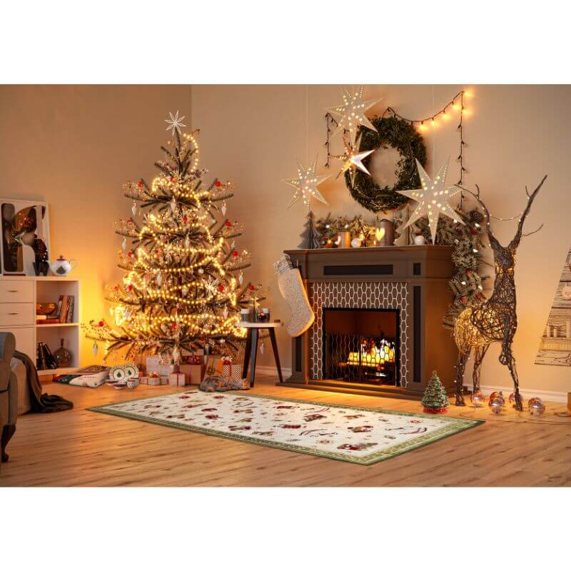 The Rugs Nostalgic Toy-Inspired Rug: Festive Charm Awaits