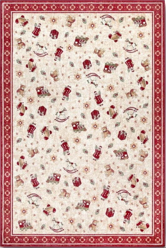 The Rugs Nostalgic Toy-Inspired Rug: Festive Charm Awaits
