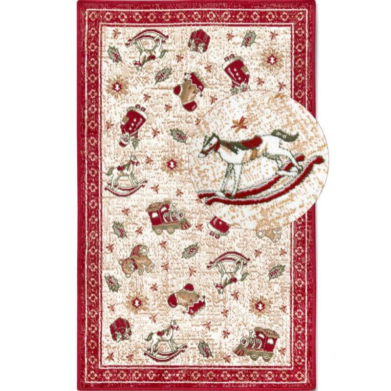 The Rugs Nostalgic Toy-Inspired Rug: Festive Charm Awaits