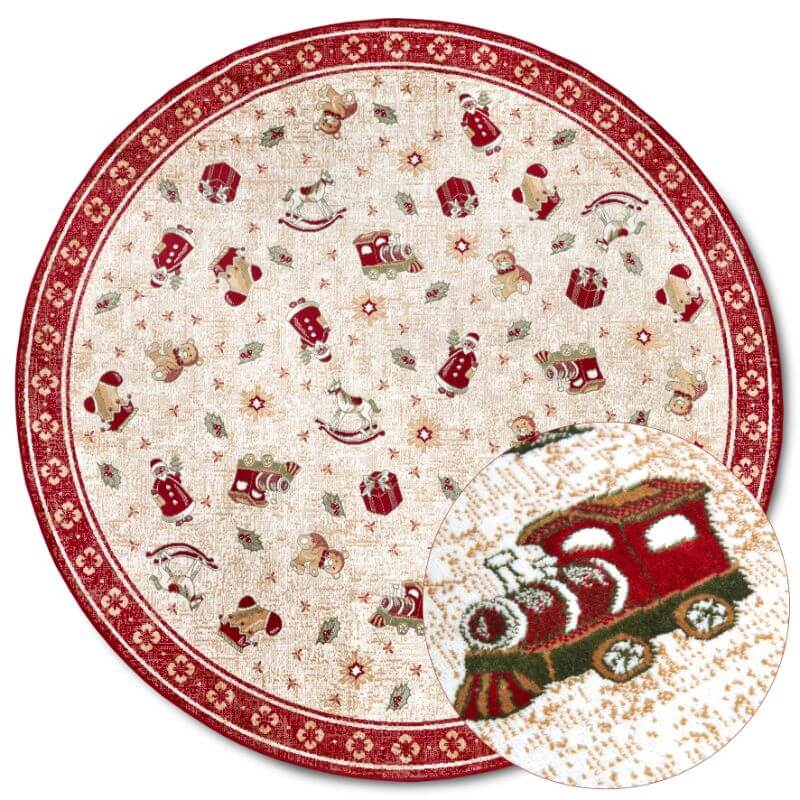 The Rugs Nostalgic Toy-Inspired Rug: Festive Charm Awaits