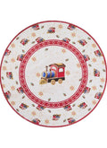 Toy's Round Train Christmas Rug – 160 cm