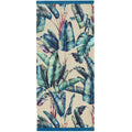 Washable Indoor Mat Tropical Palms Design