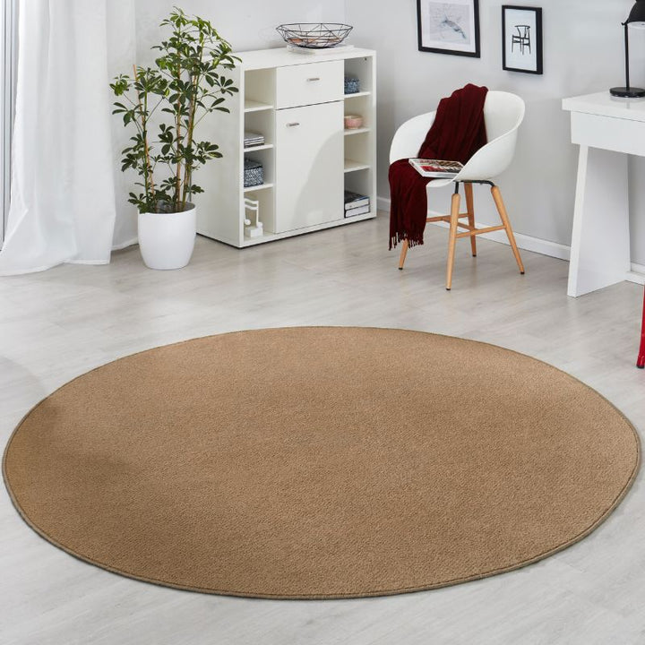 Uni Colours Modern Plain Rug
