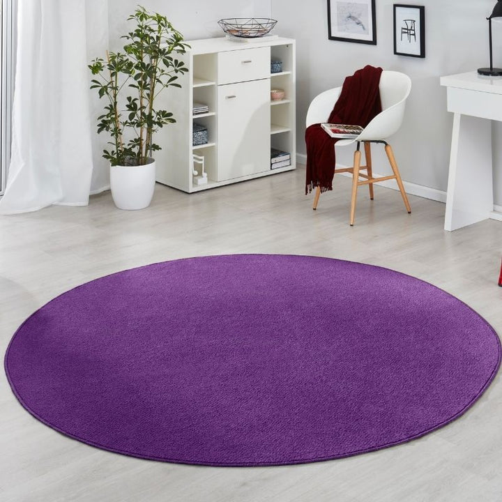 Uni Colours Modern Plain Rug
