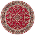 Red Velours Rug Vintage Design