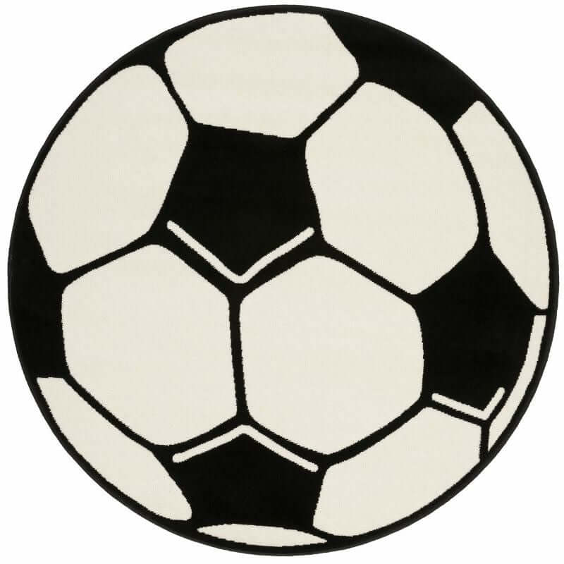 Design Velours Football Rug Round