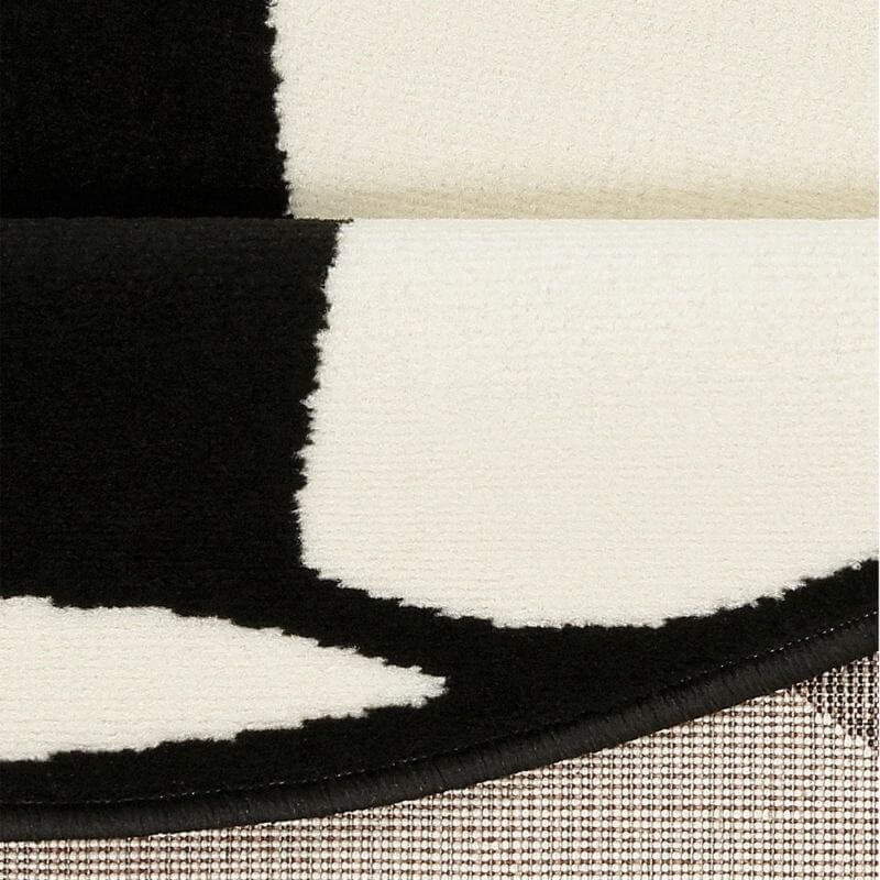 Design Velours Football Rug Round