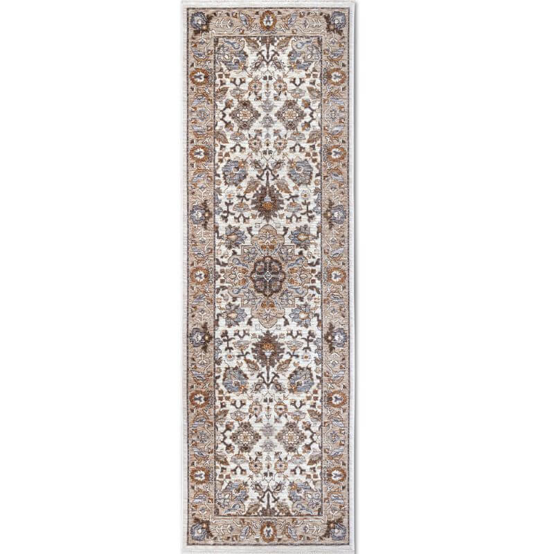The Rugs Short-Pile Oriental Bordered Design Rug
