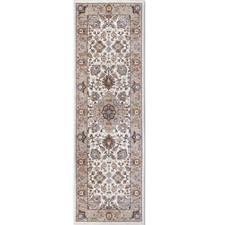 The Rugs Short-Pile Oriental Bordered Design Rug