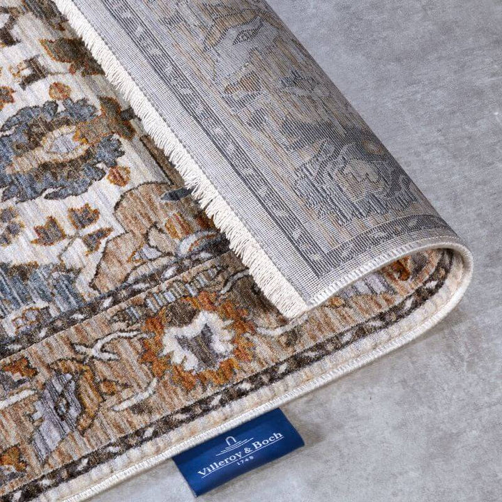 The Rugs Short-Pile Oriental Bordered Design Rug