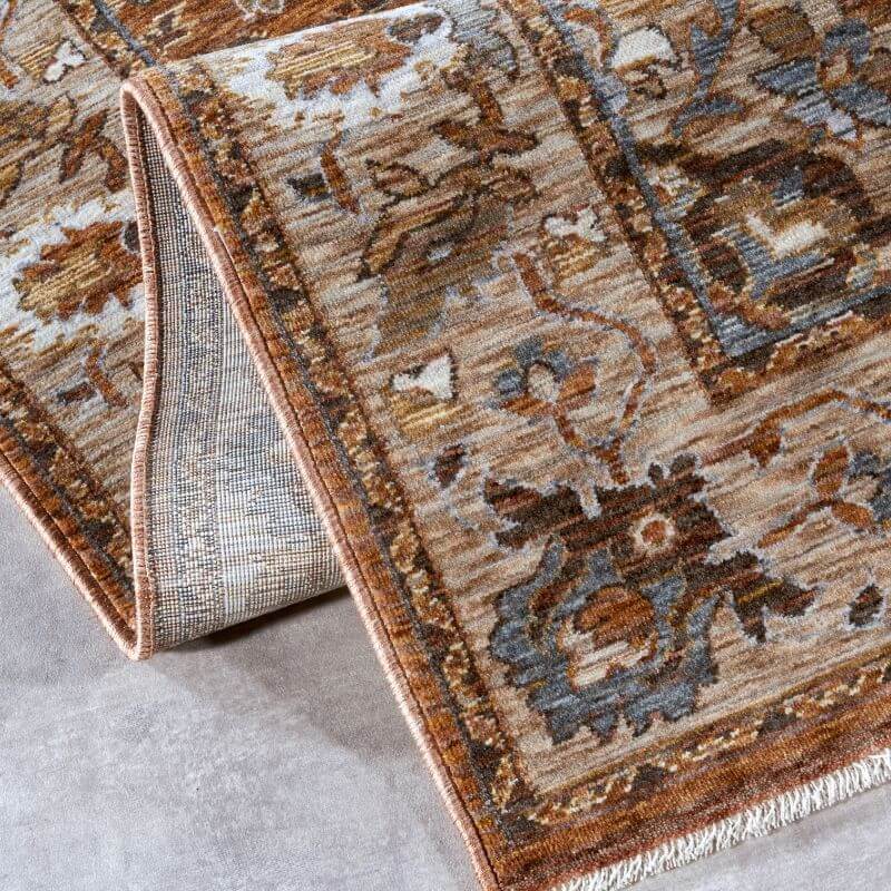 The Rugs Short-Pile Oriental Bordered Design Rug