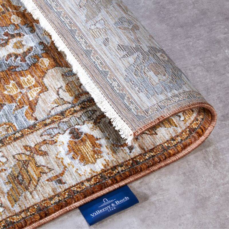 The Rugs Short-Pile Oriental Bordered Design Rug