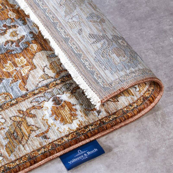The Rugs Short-Pile Oriental Bordered Design Rug