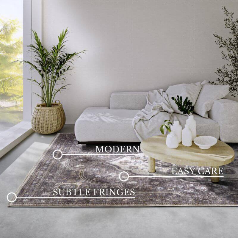 The Rugs Elegant Medallion Short-Pile Rug