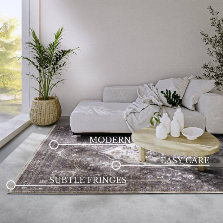 The Rugs Elegant Medallion Short-Pile Rug