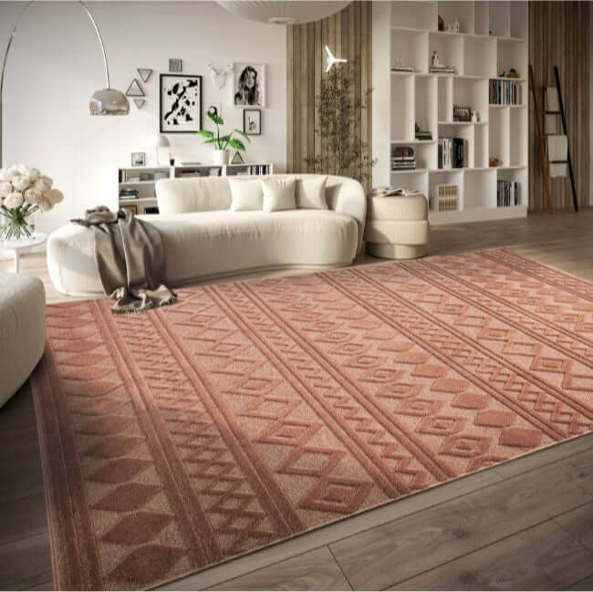 The Rugs Moroccan Boho Design Short Pile Rug