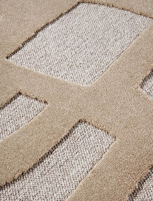 The Rugs Geometric Design Short Pile Rug - Modern Comfort