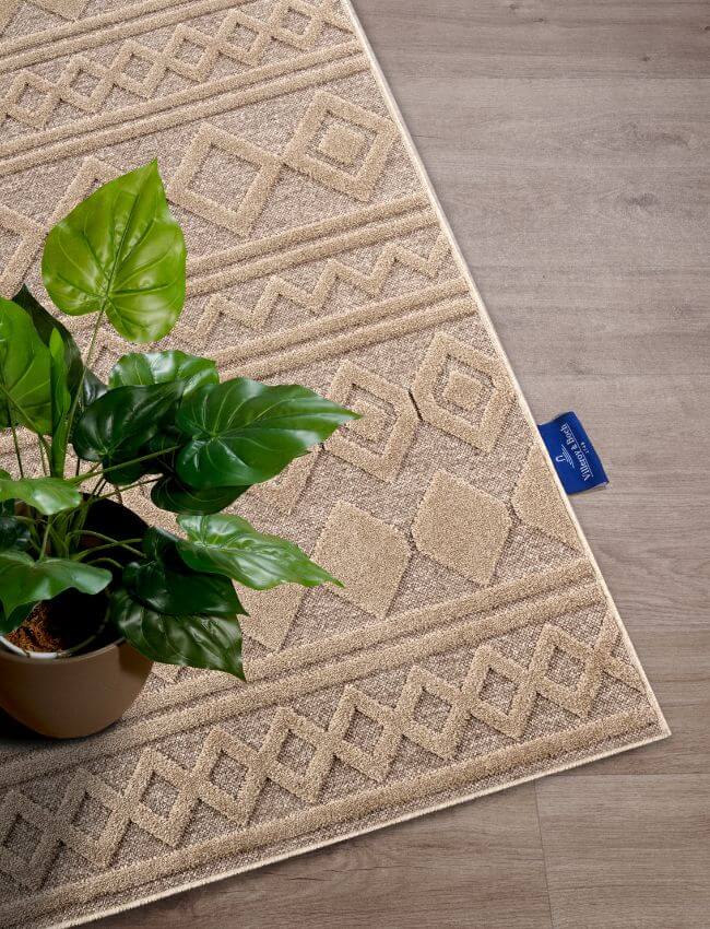 The Rugs Moroccan Boho Design Short Pile Rug