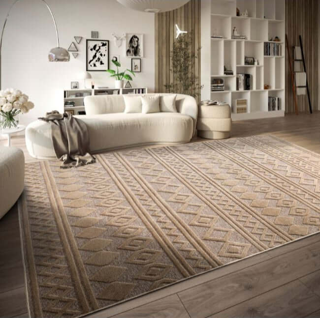 The Rugs Moroccan Boho Design Short Pile Rug