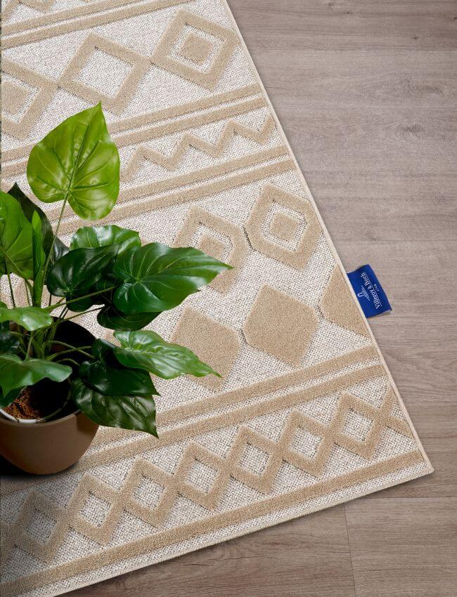 The Rugs Moroccan Boho Design Short Pile Rug