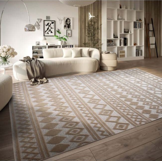 The Rugs Moroccan Boho Design Short Pile Rug