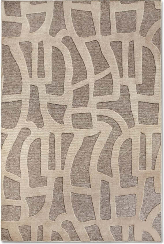 The Rugs Geometric Design Short Pile Rug - Modern Comfort