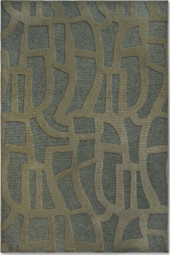 The Rugs Geometric Design Short Pile Rug - Modern Comfort