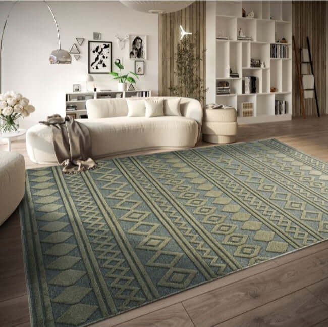 The Rugs Moroccan Boho Design Short Pile Rug