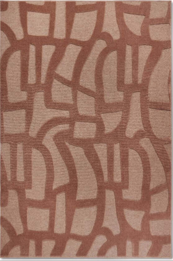 The Rugs Geometric Design Short Pile Rug - Modern Comfort