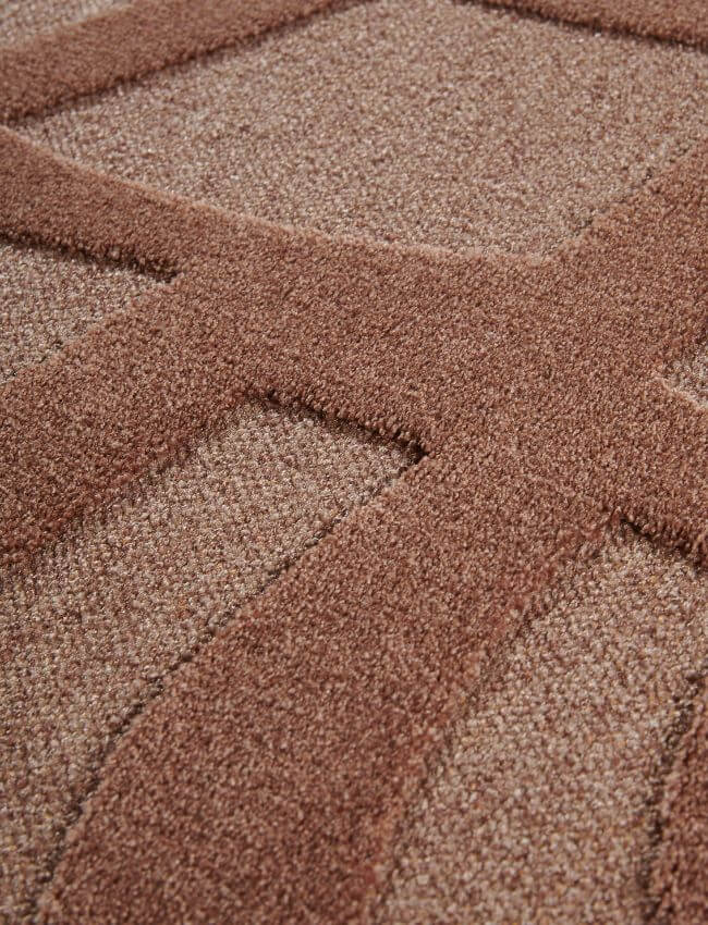 The Rugs Geometric Design Short Pile Rug - Modern Comfort
