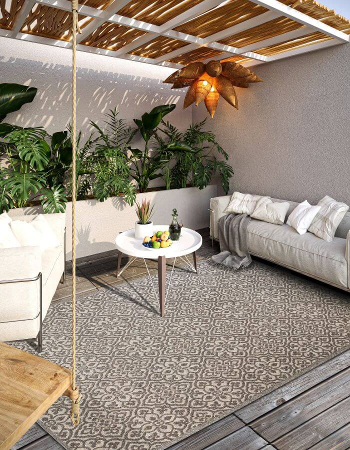 The Rugs Indoor-Outdoor Flat Woven Rug | Stylish Durability