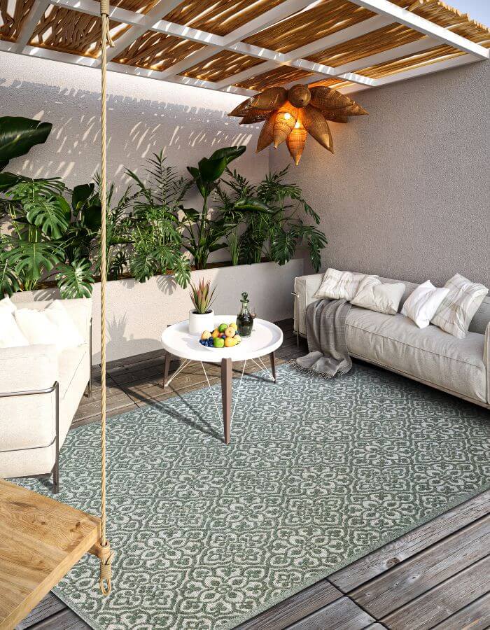 The Rugs Indoor-Outdoor Flat Woven Rug | Stylish Durability
