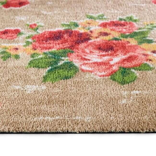 The Rugs Eco-Friendly Washable Floral Mats | UK Made