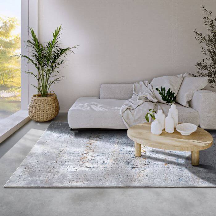 The Rugs Vintage Look Rug - Luxurious White Elegance