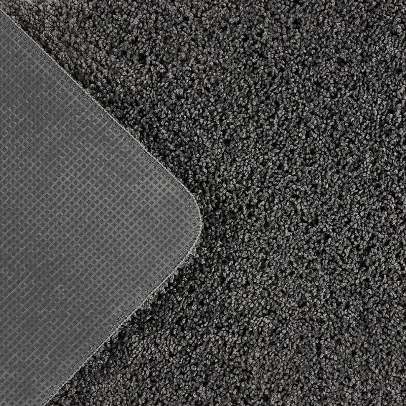 Washable Charcoal Shaggy Rug | British-Made Luxury |The Rug