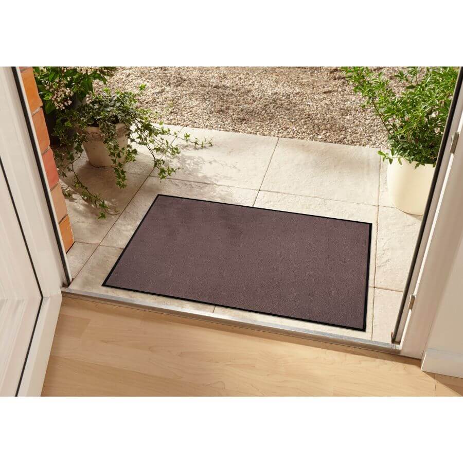 The Rugs Solid Colour Washable Doormat for Indoor & Outdoor
