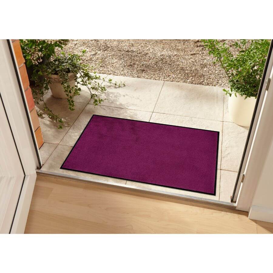 The Rugs Solid Colour Washable Doormat for Indoor & Outdoor