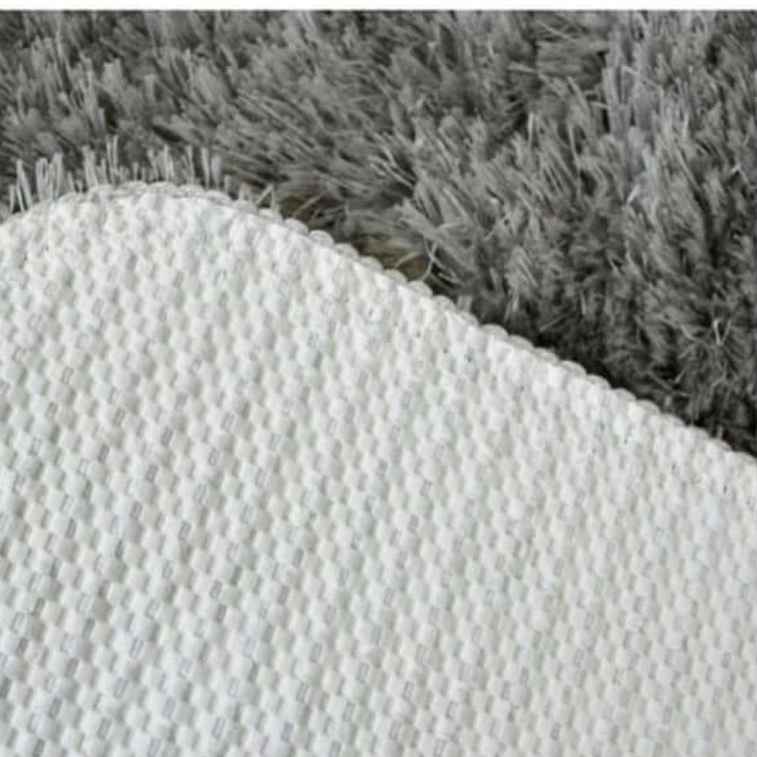 Machine Washable Shaggy Rug Plain Design in Grey – The Rugs