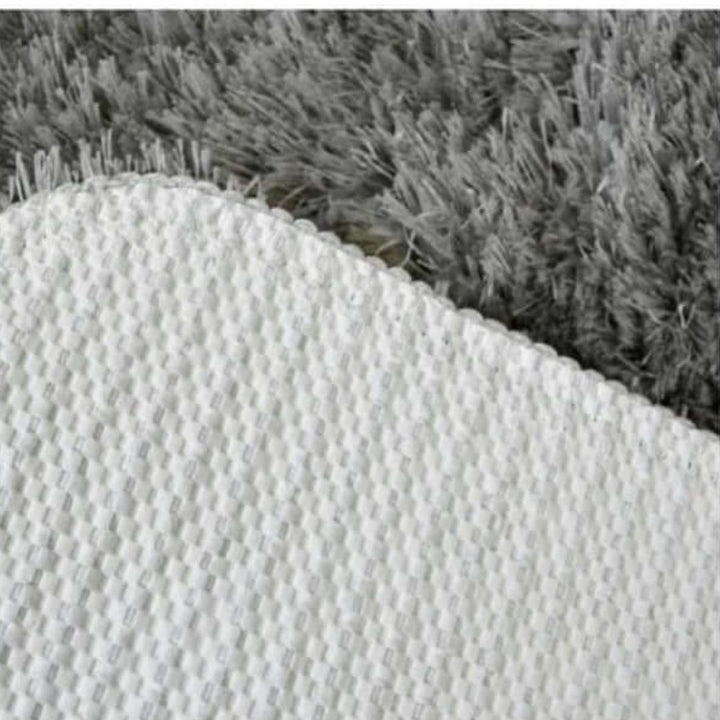 Machine Washable Shaggy Rug Plain Design in Grey – The Rugs