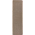 Textured Washable Honeycomb Brown Mat or Runner