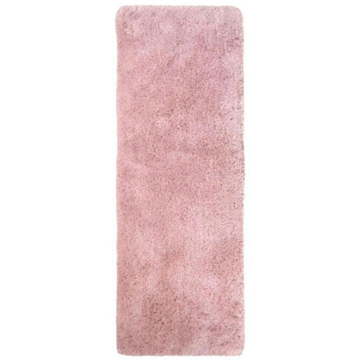Machine Washable Shaggy Rug Plain Design in Pink – The Rugs