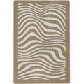 Waves Patterned Washable Mat or Runner