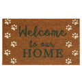Outdoor Printed Welcome Paws Coir Mat
