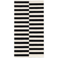 Wool Rug Donna – Black & Natural White