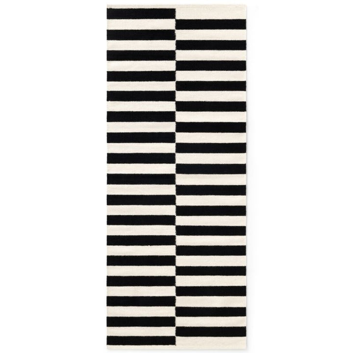 Wool Rug Donna – Black & Natural White