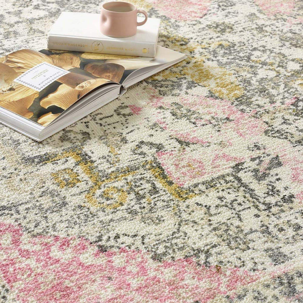 Vogue Vintage Pink Rug | Timeless Elegance for Your Home