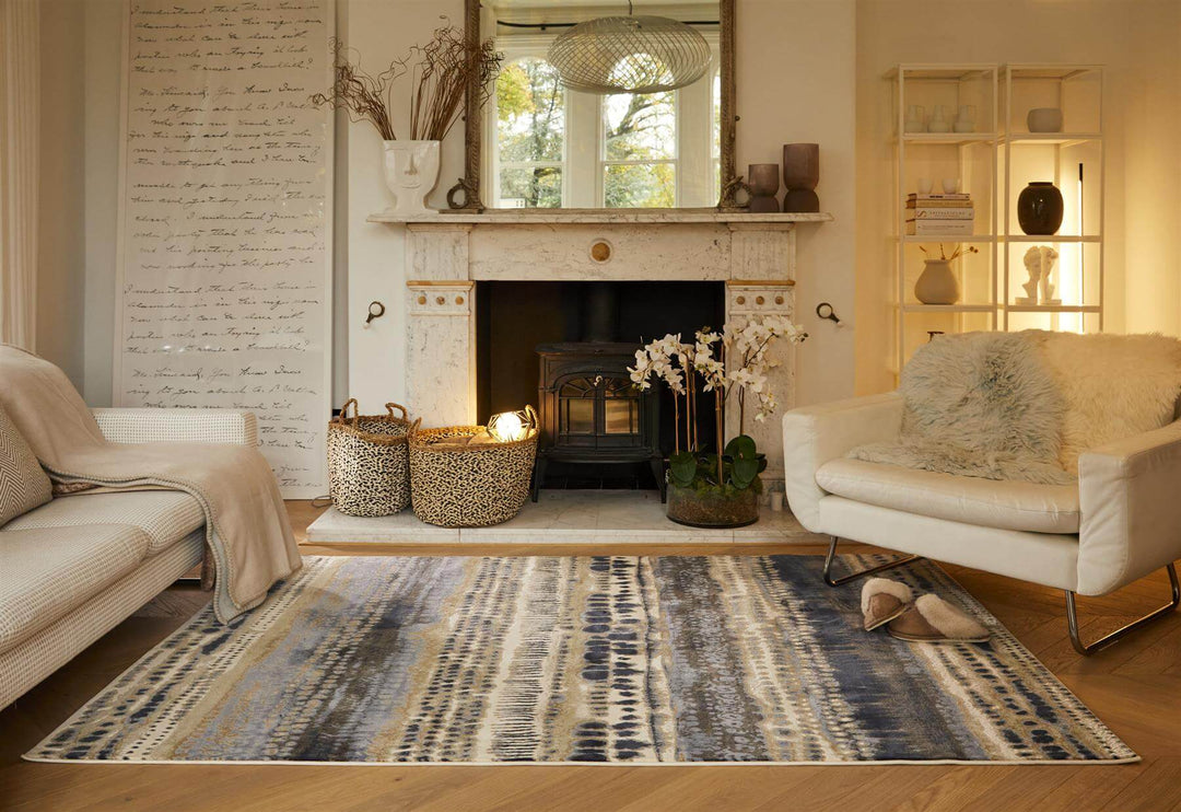 Batik Multicolour Abstract Rug | Unique Design | The Rugs