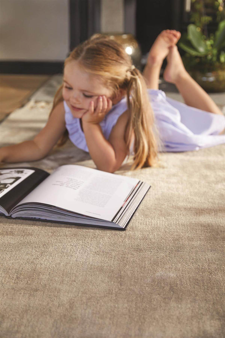 Karma Mink Solid Luxury Viscose Rug – The Rugs