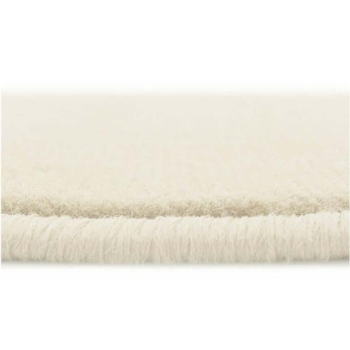 Solid Design Living Room Rug in Ivory – The Rugs