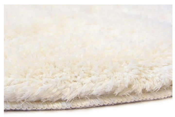 Machine Washable Shaggy Rug Plain Design in White – The Rugs